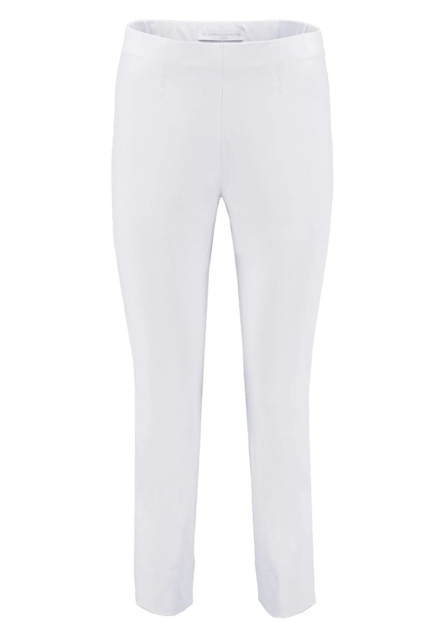 Clothing Raffaello Rossi | Raffaello Rossi Penny Crop Pant White