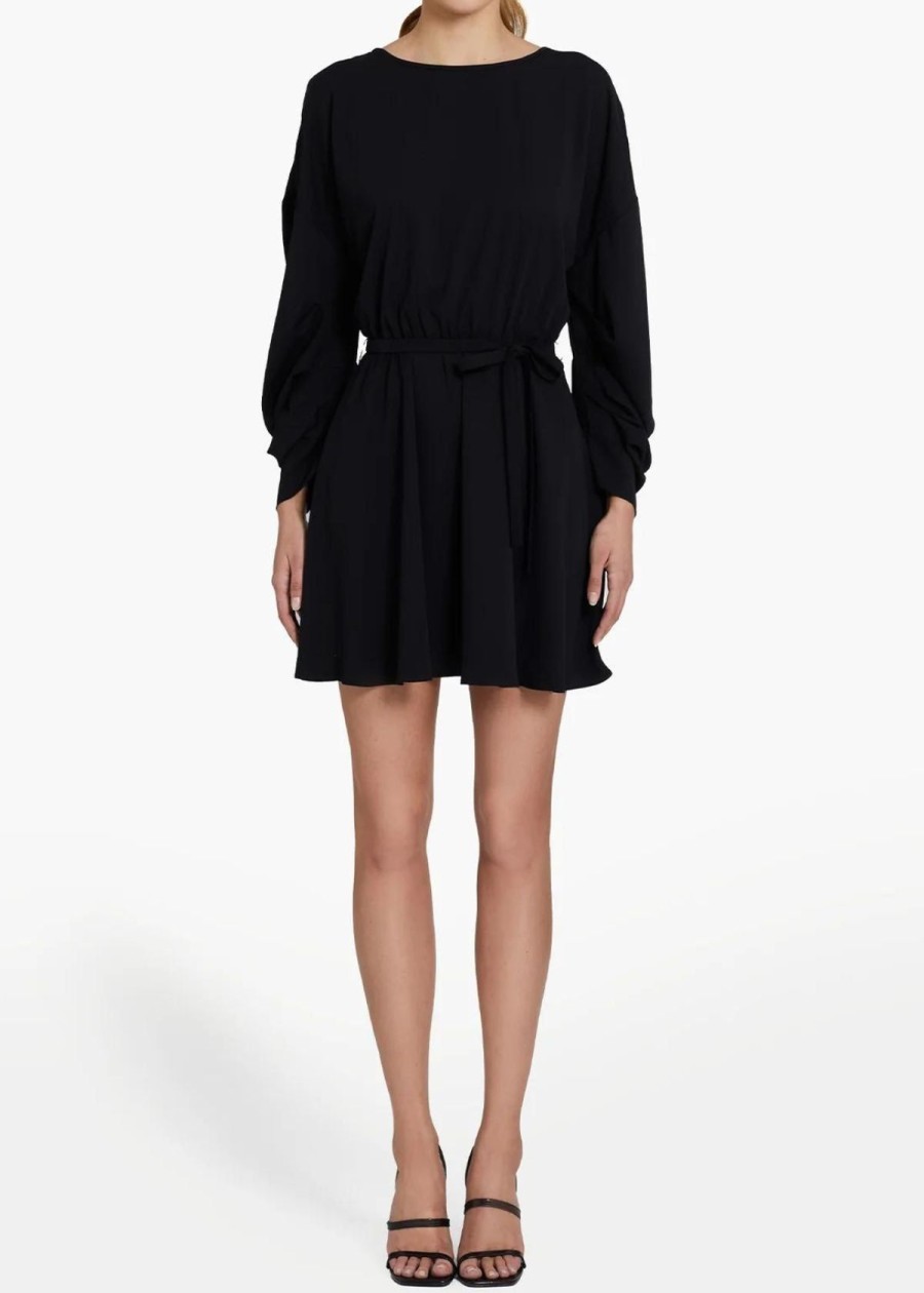 Clothing Amanda Uprichard | Amanda Uprichard Naya Dress Black