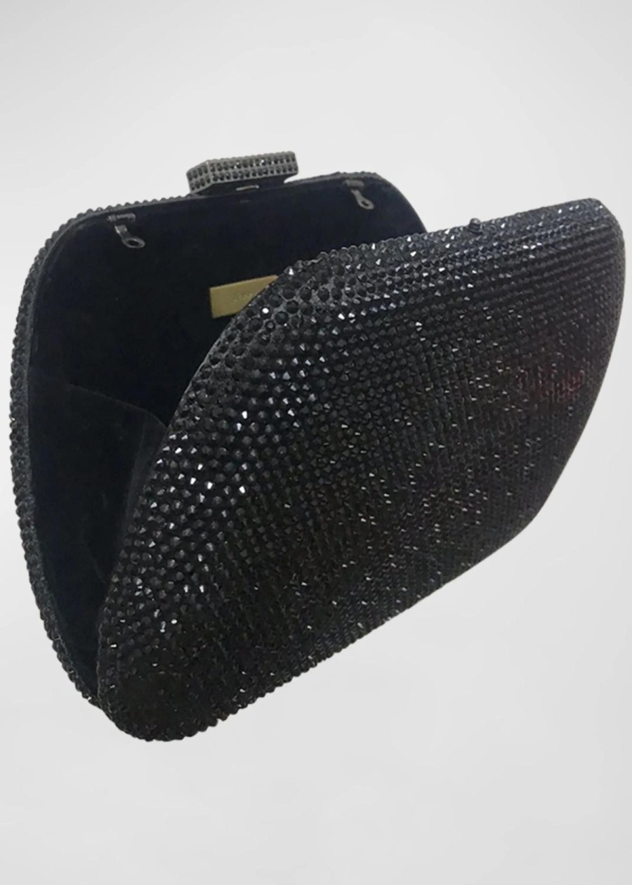 Accessories Serpui | Serpui Angel Crystal Clutch Handbag Black