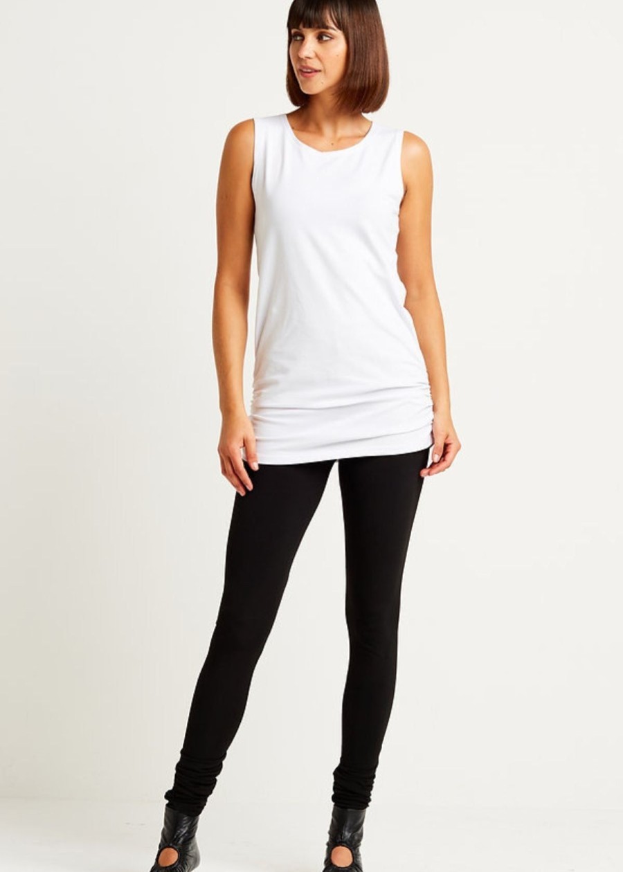 Clothing Planet by Lauren G | Planet Ruched Tank White