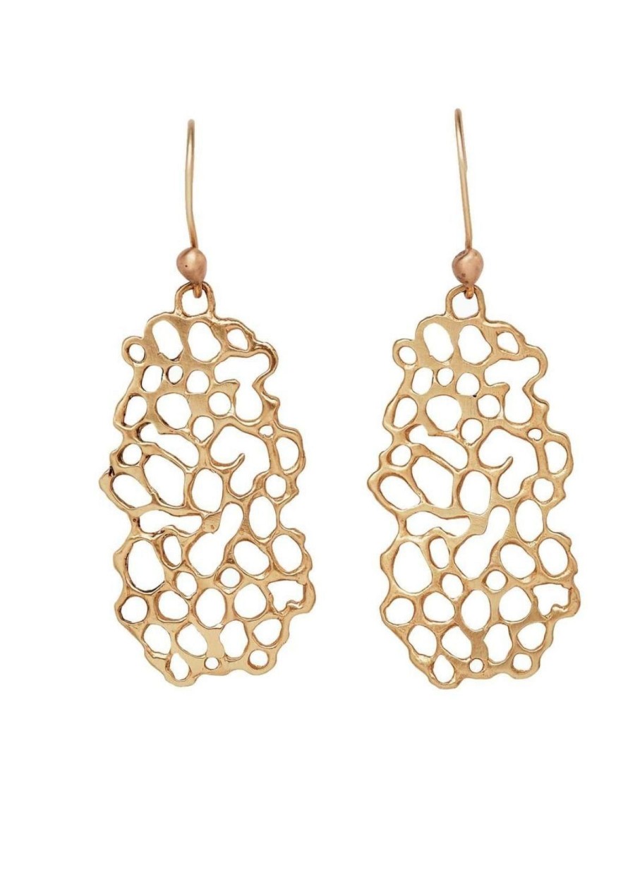 Accessories Julie Cohn Design Earrings | Julie Cohn Design Molecule Bronze Earring