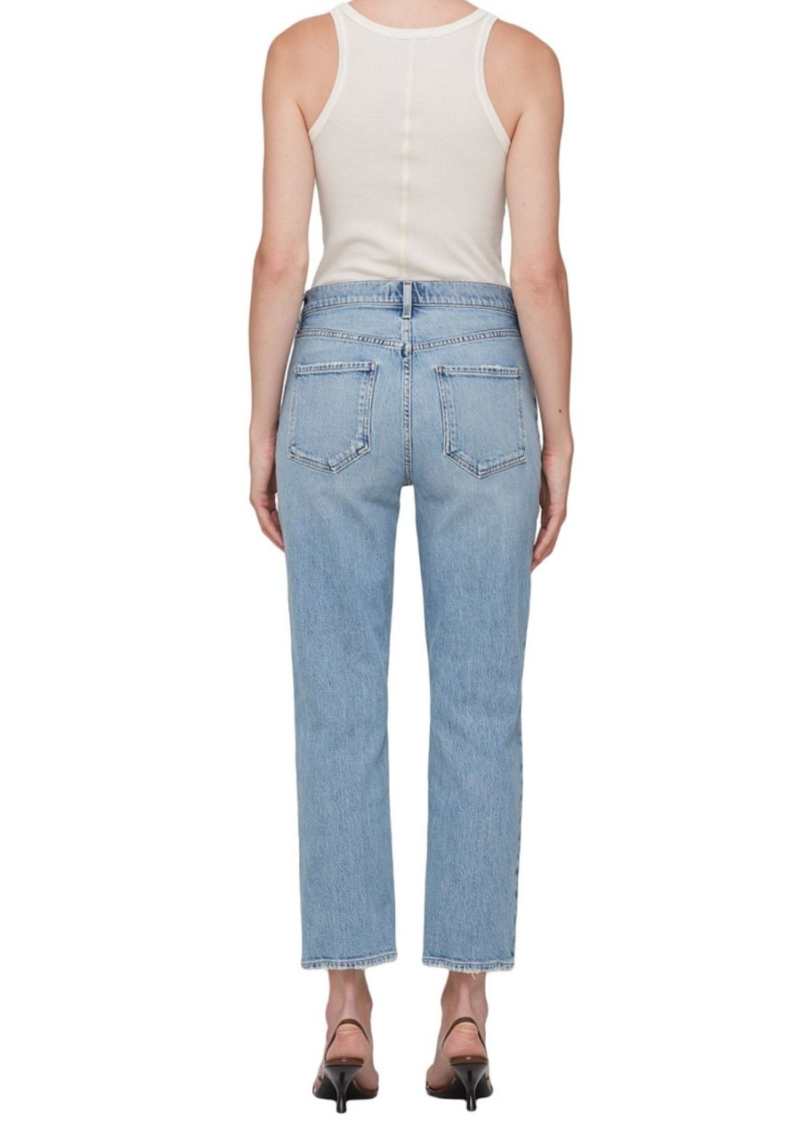 Clothing Agolde | Agolde Riley Crop Jean Hassle