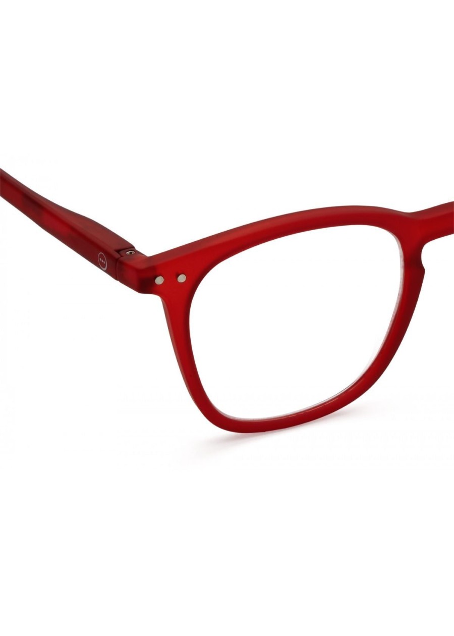 Accessories Izipizi | Izipizi Trapeze Shaped Reading Glasses In Red Crystal