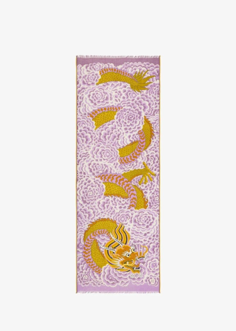 Accessories INOUI EDITIONS | Inoui Editions Dragon 70 Scarf - Yellow