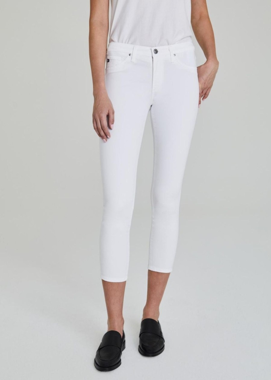 Clothing AG | Ag Prima Crop Jean In White