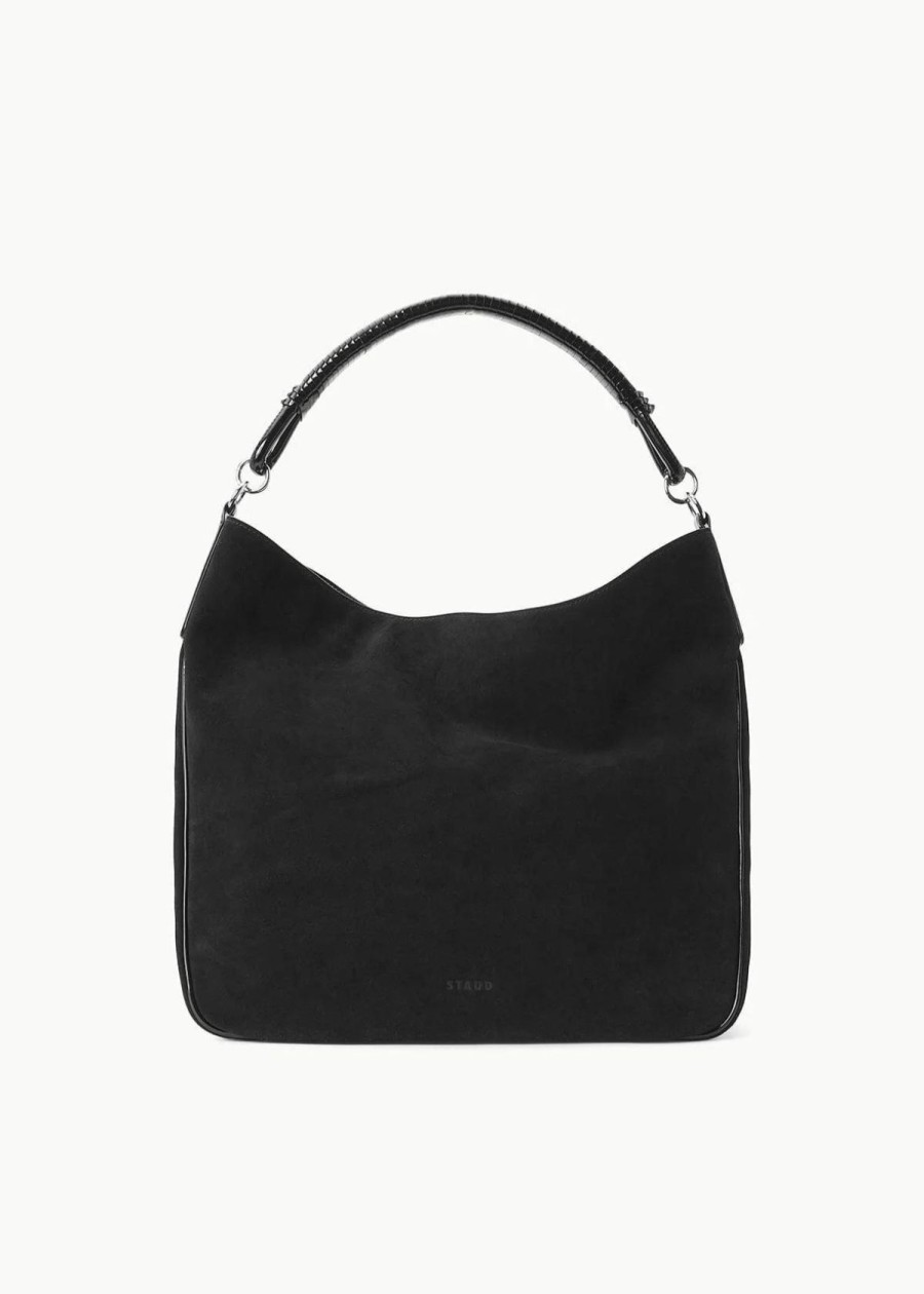 Accessories Staud | Staud Perry Hobo Handbag - Black