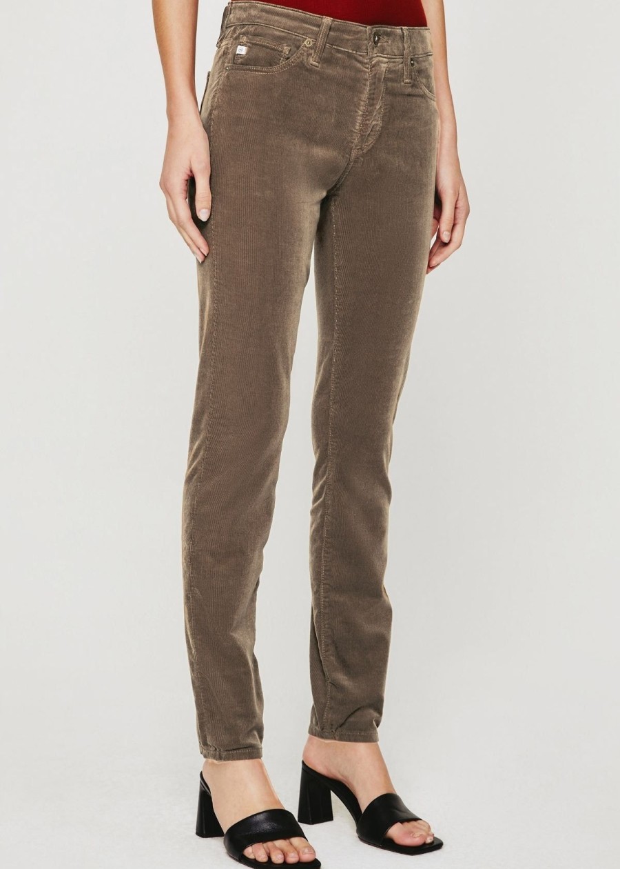 Clothing AG | Ag Prima Stretch Corduroy Jean Wild Mushroom