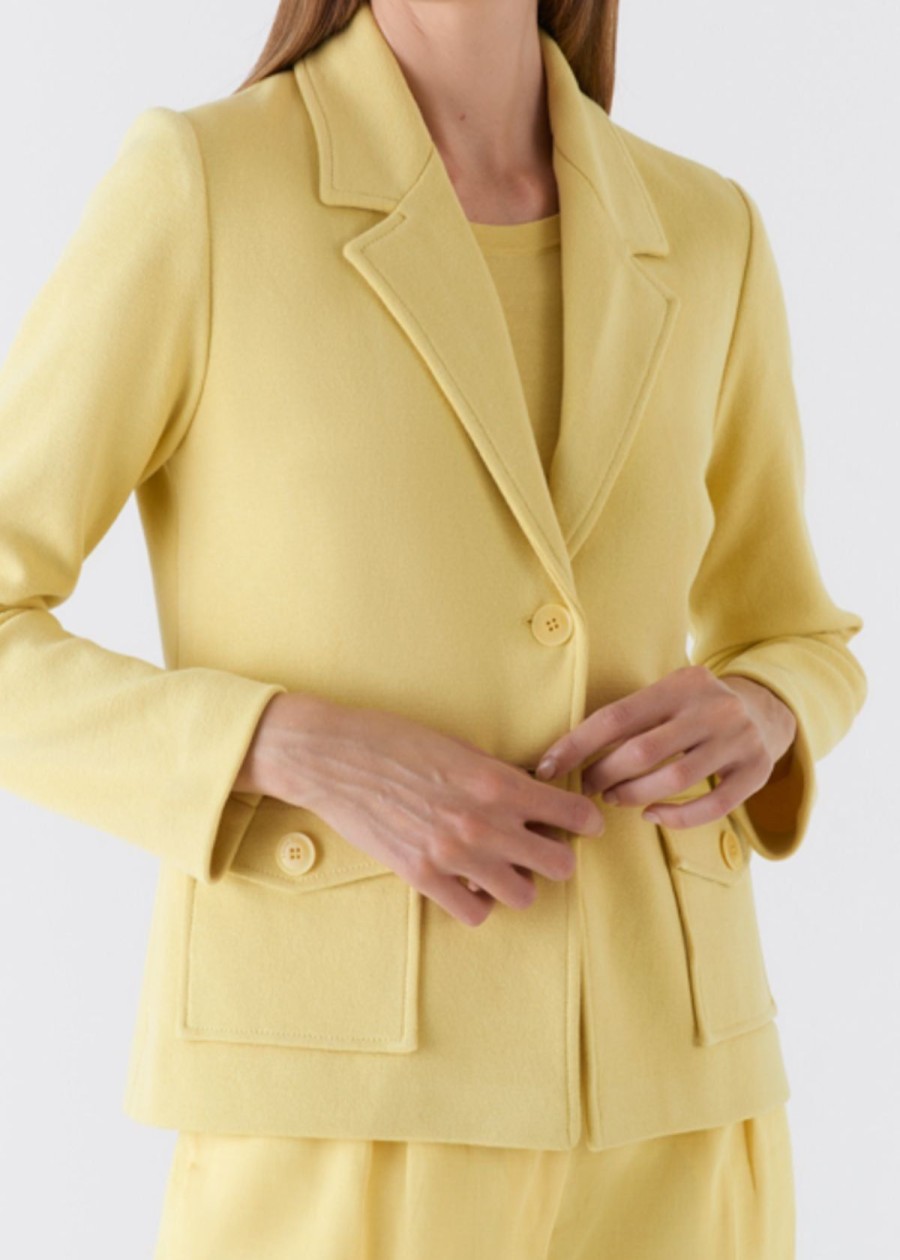 Clothing Amina Rubinacci | Amina Rubinacci Origami Blazer Soleil