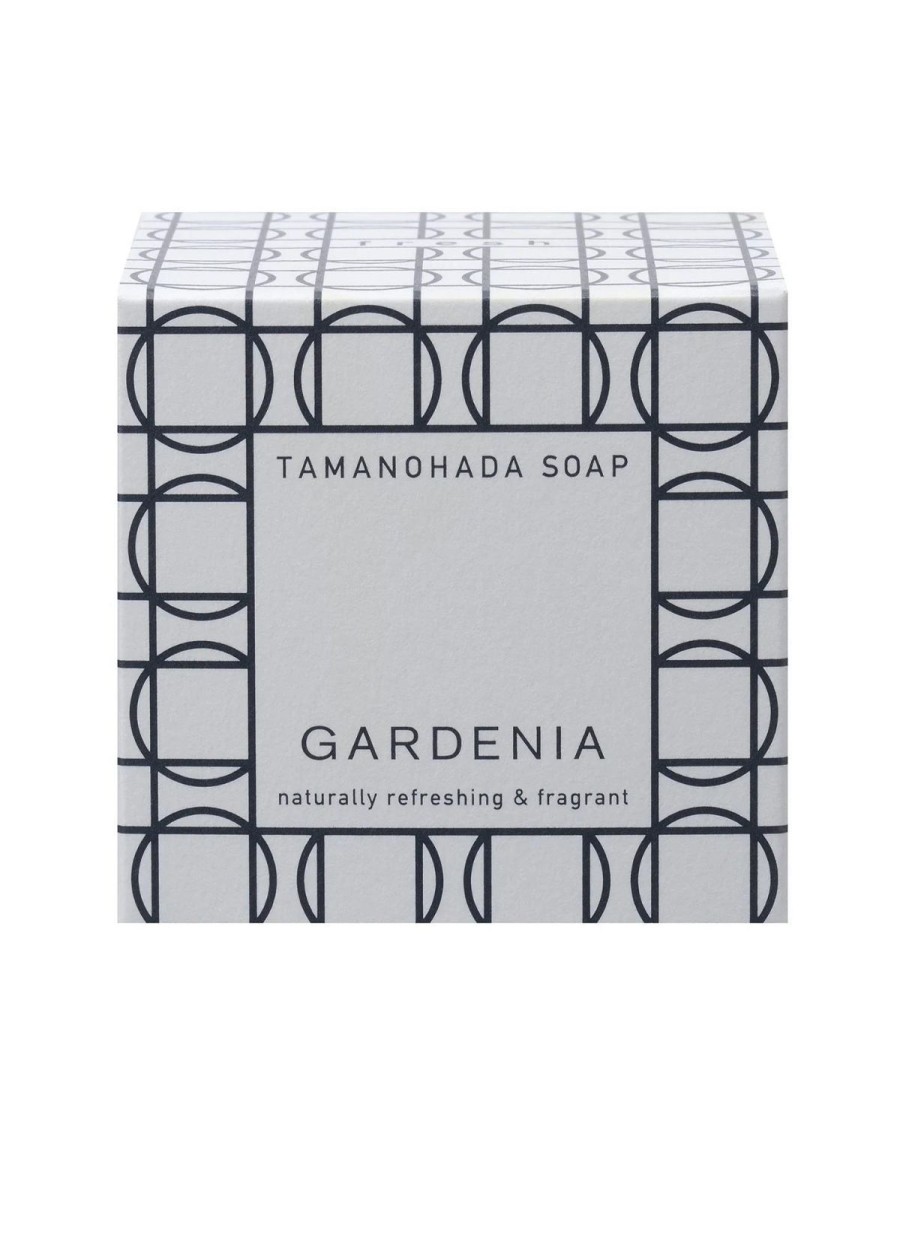 Accessories Tamanohada | Tamanohada Gardenia Scented Round Soap