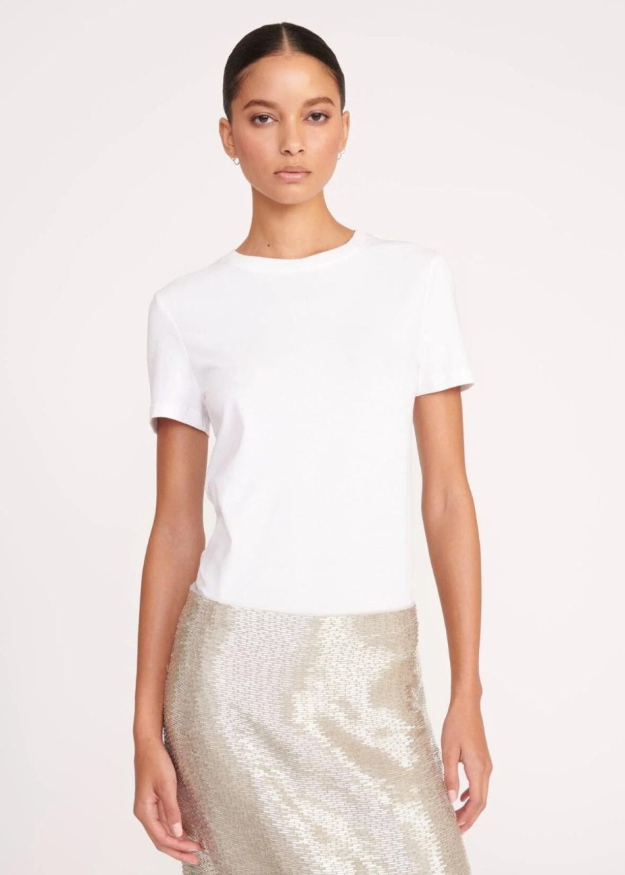 Clothing Staud | Staud Tulip Skirt Silver