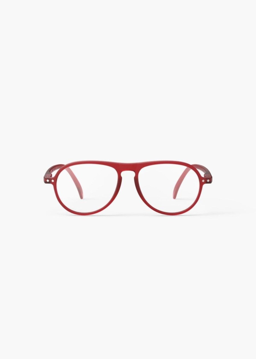 Accessories Izipizi | Izipizi Aviator Style Reading Glasses Red Crystal