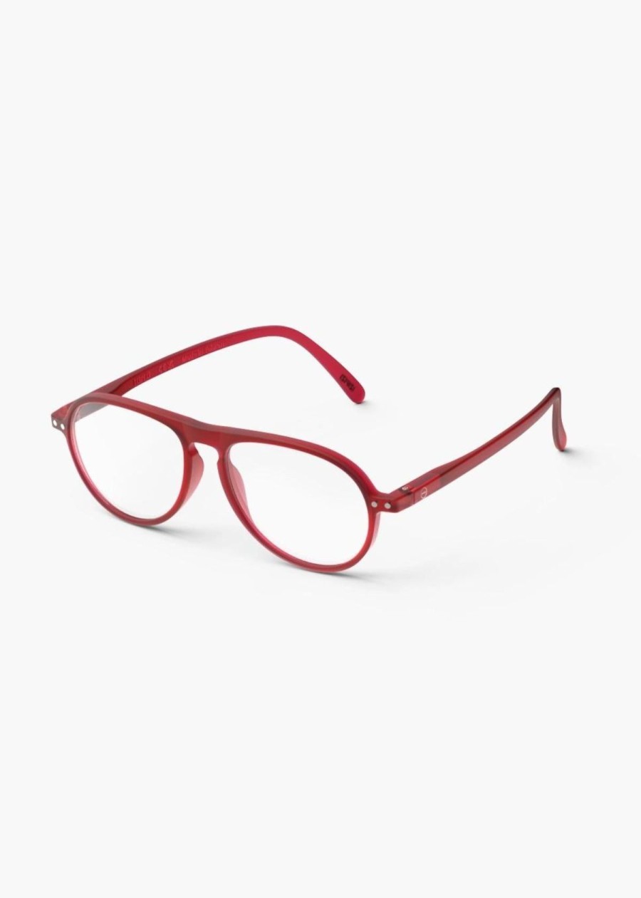 Accessories Izipizi | Izipizi Aviator Style Reading Glasses Red Crystal