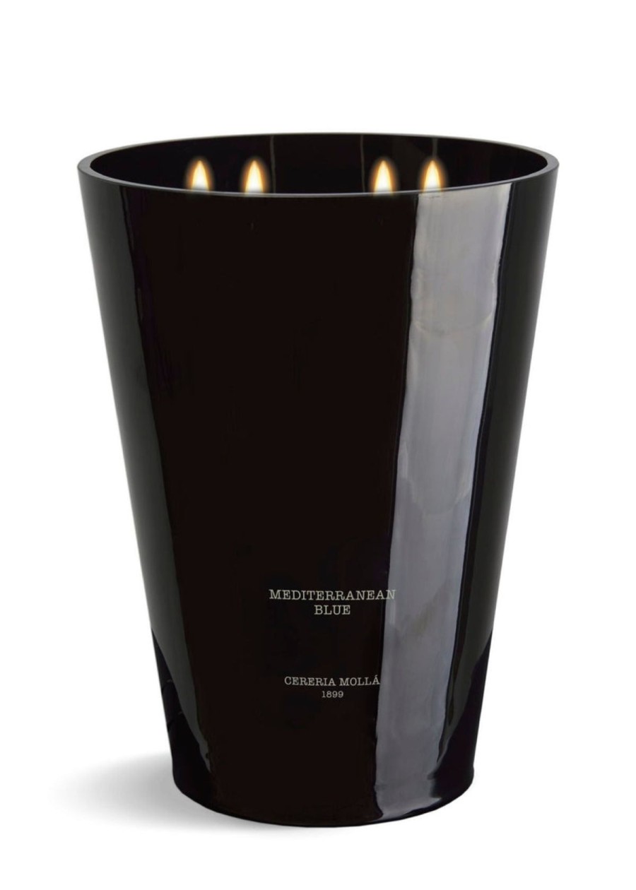 Accessories Cereria Mollá 1899 | Cereria Molla 4 Wick Xxl Candle 7.7 Lbs. - Mediterranean Blue