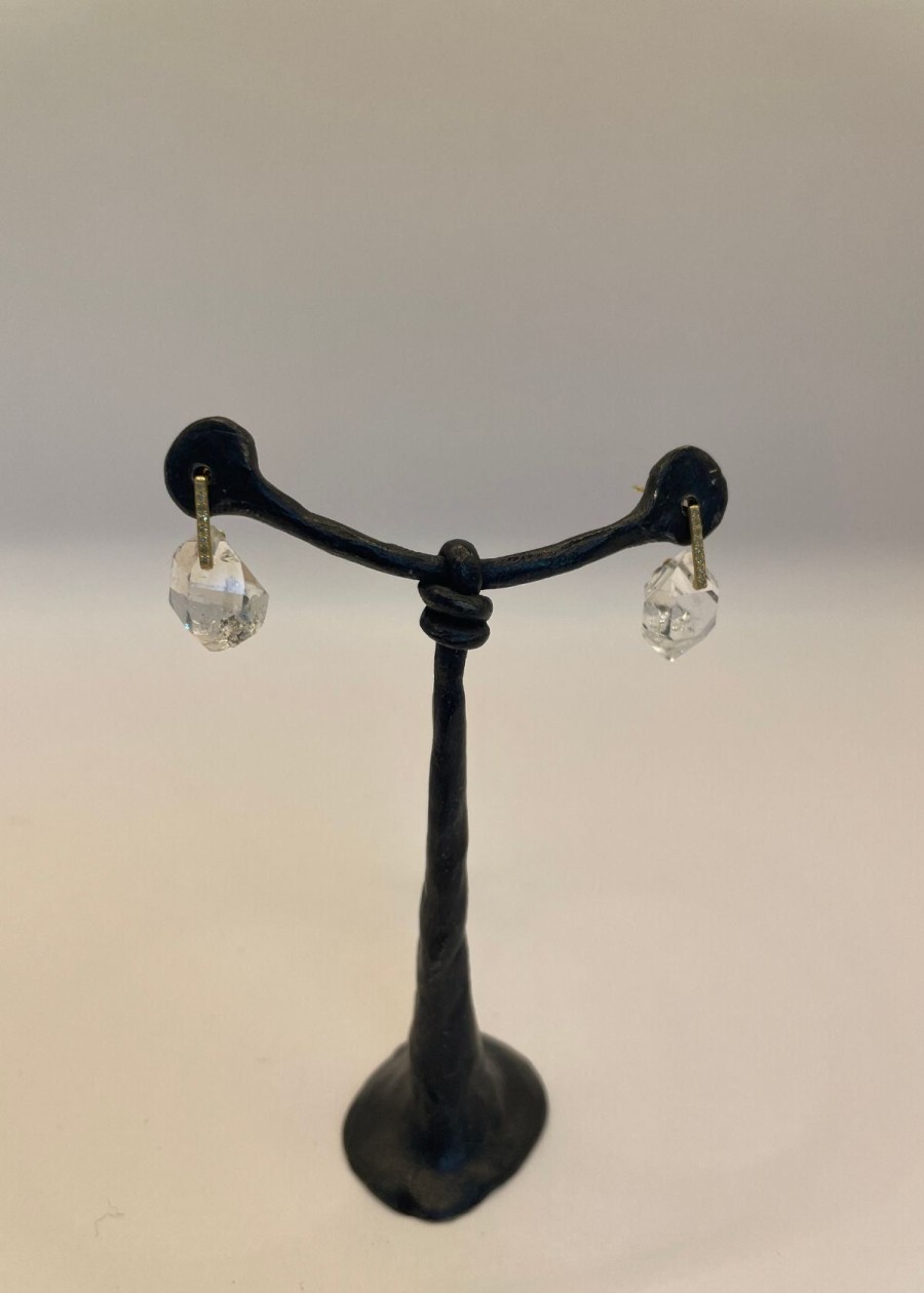 Accessories Monaka Jewelry Earrings | Monaka Hibiki Stone Earring - Diamond Quartz