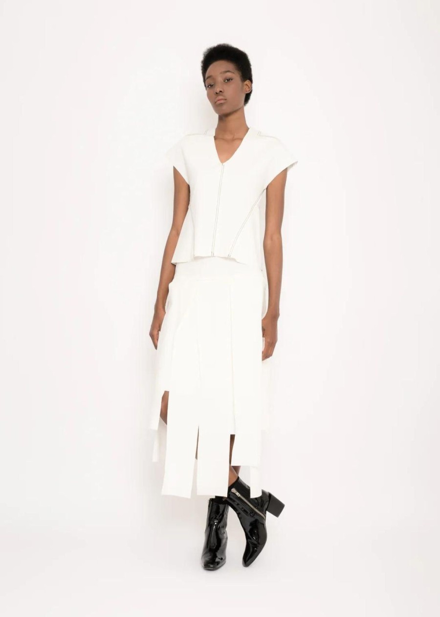 Clothing UMA | Raquel Davidowicz | Uma | Raquel Davidowicz Lacre Skirt Off White