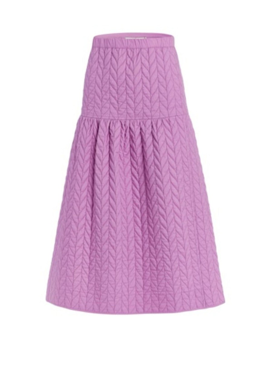 Clothing Marie Oliver | Marie Oliver Hunter Midi Skirt Violet