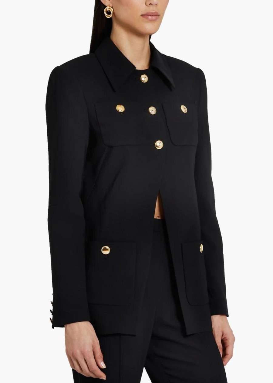 Clothing Amanda Uprichard | Amanda Uprichard Hughes Jacket Black