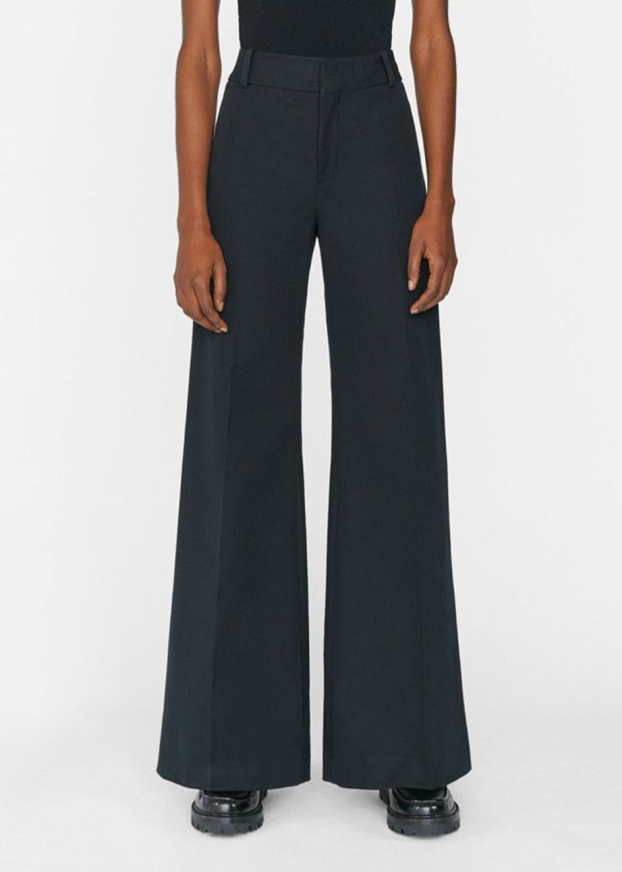 Clothing FRAME | Frame Le Palazzo Trouser Navy