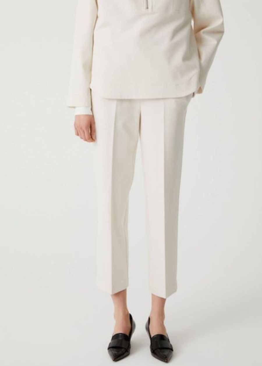 Clothing Beatrice B. | Beatrice B. Cropped Pant Off White