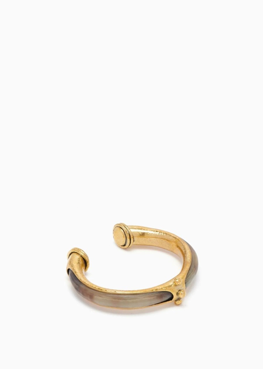 Accessories Ulla Johnson Bracelets | Ulla Johnson Horn Cuff Bracelet - Brown Horn