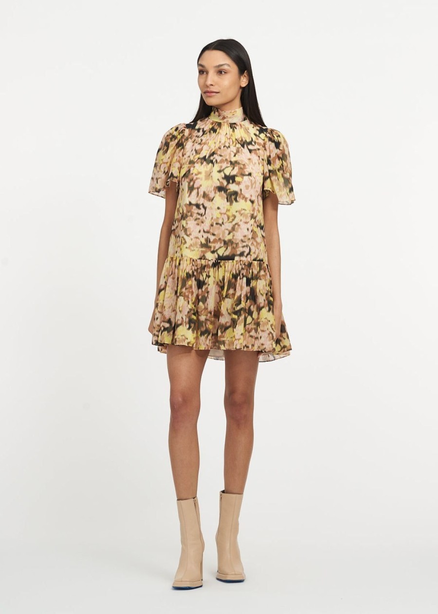 Clothing Tanya Taylor | Tanya Taylor Rosie Mini Dress Citrine Multi