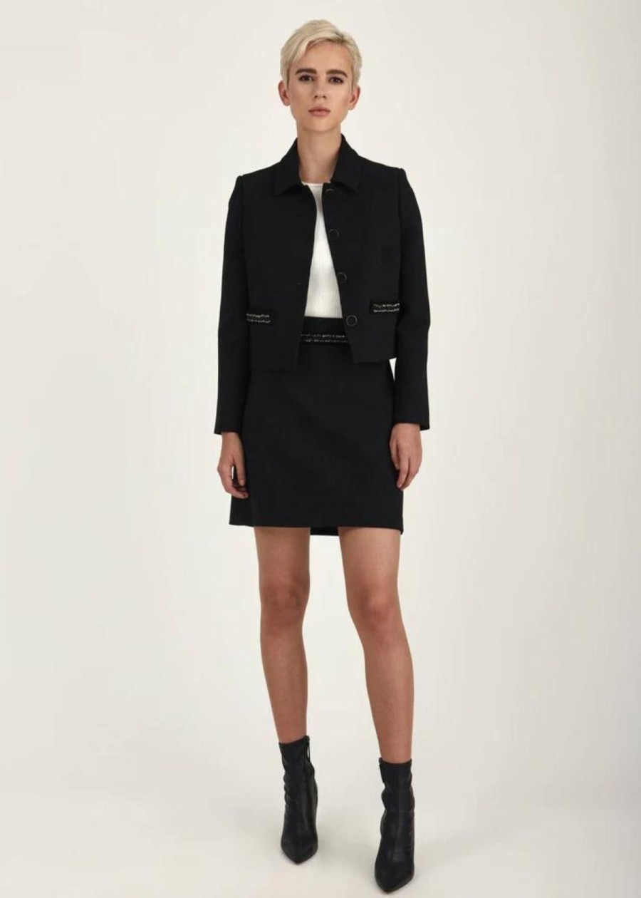 Clothing Judith & Charles | Judith & Charles Archer Mini Skirt Black