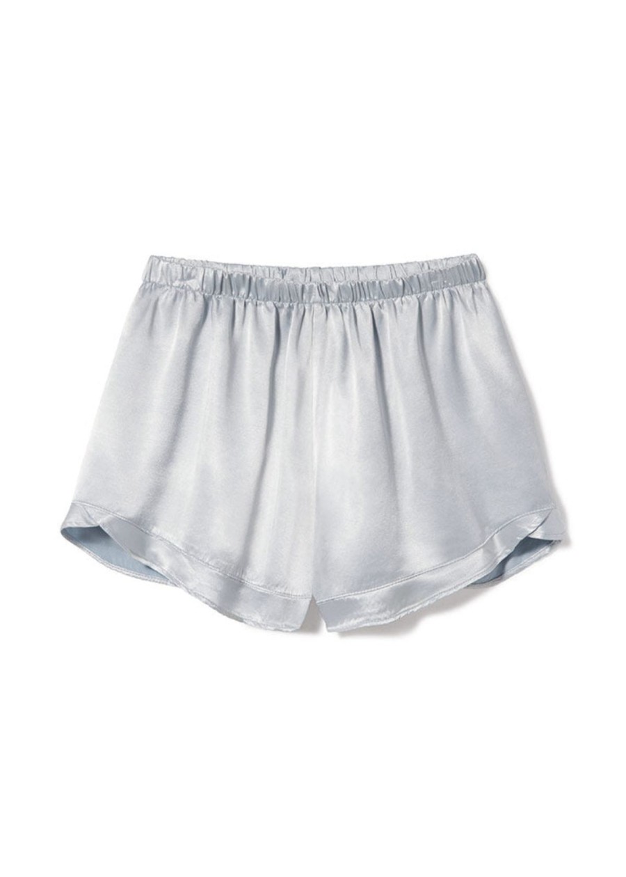 Clothing PJ Harlow | Pj Harlow Spencer Satin Boxer With Ruffle