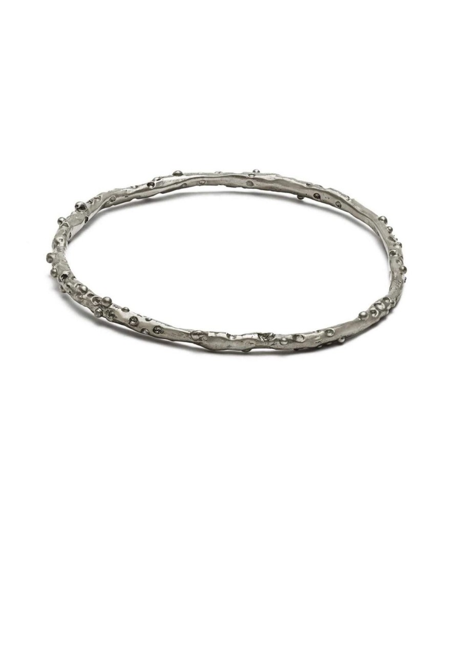 Accessories Julie Cohn Design Bracelets | Julie Cohn Design Sterling Silver Caviar Bangle