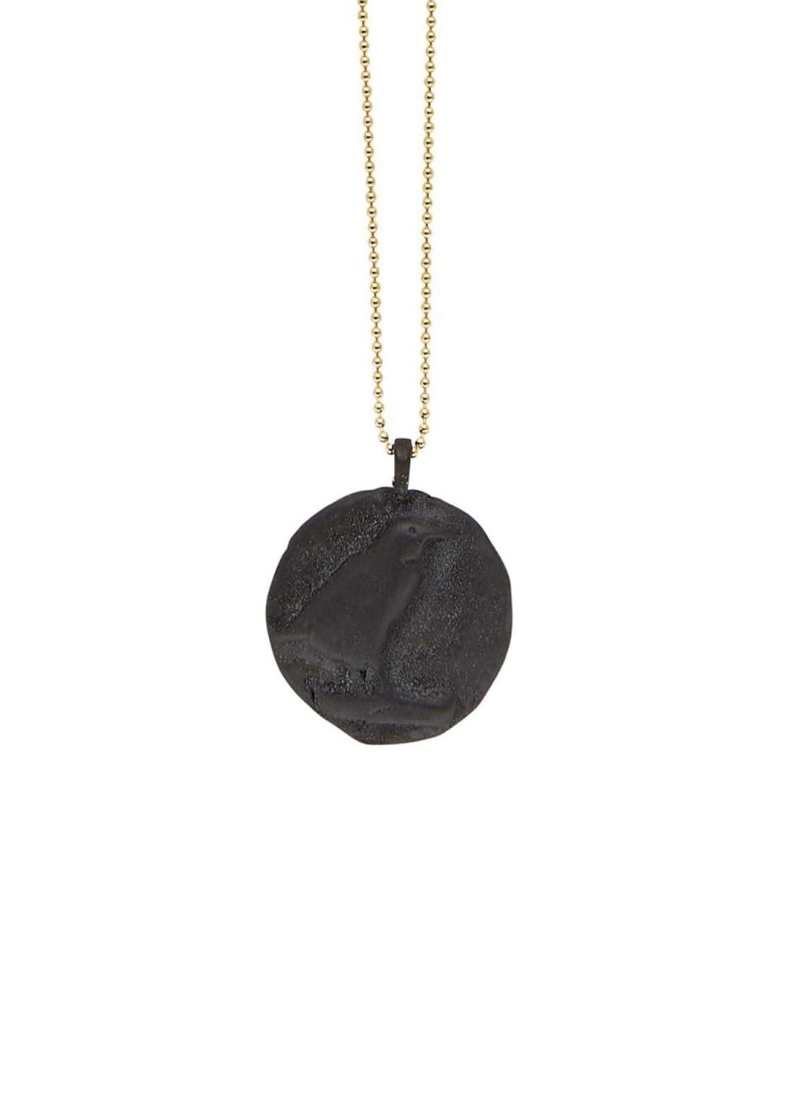 Accessories Julie Cohn Design Necklaces | Julie Cohn Design Raven Pendant Necklace