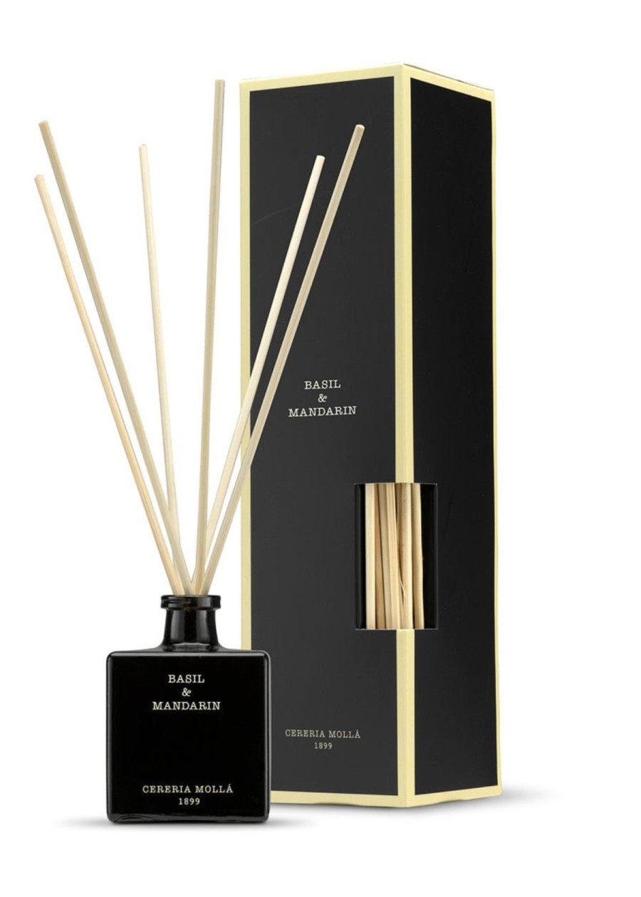 Accessories Cereria Mollá 1899 | Cereria Molla 3.4 Oz. Premium Reed Diffuser - Basil & Mandarin