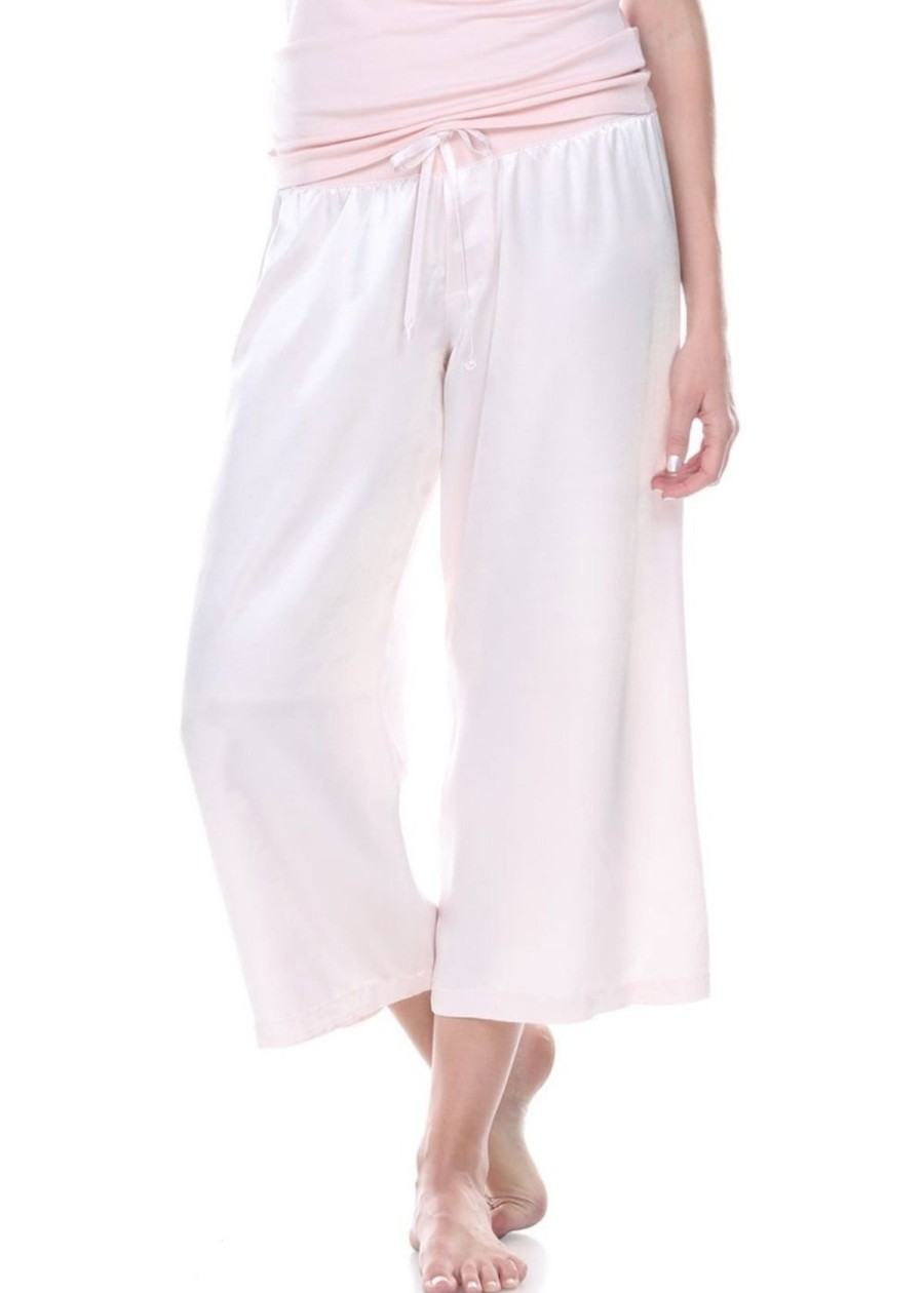 Clothing PJ Harlow | Pj Harlow Jolie Satin Capri Pant