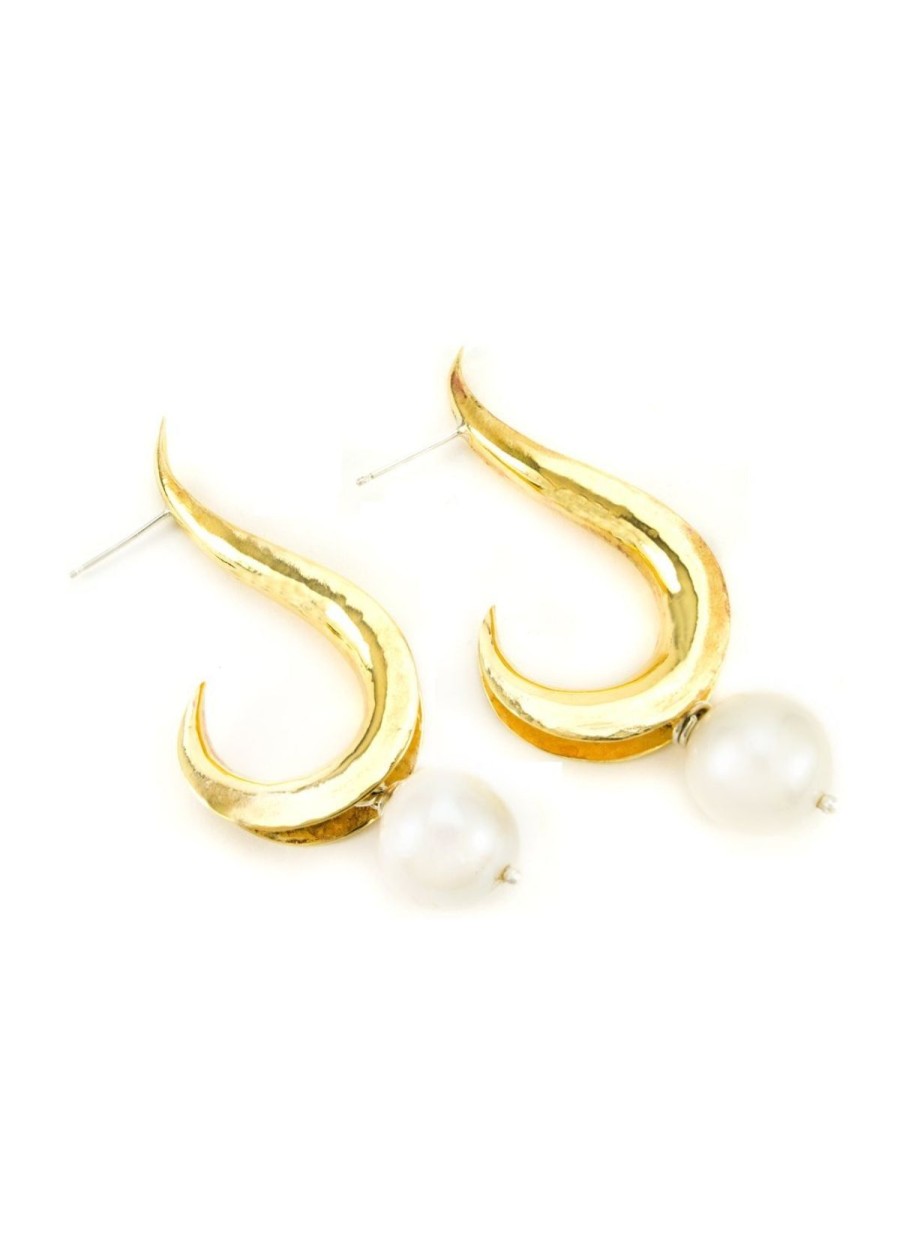 Accessories Margaret Ellis Jewelry Earrings | Margaret Ellis Questionable Pearl Earring