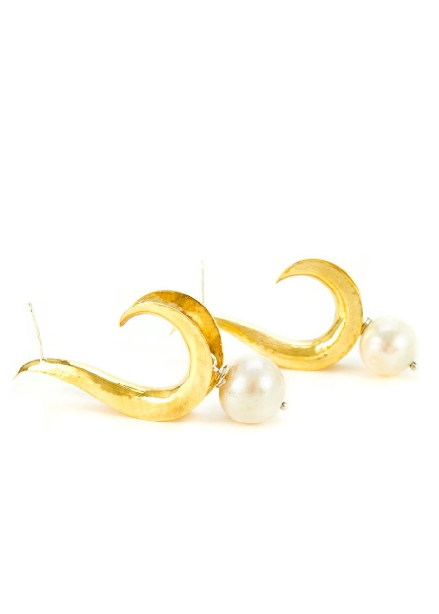 Accessories Margaret Ellis Jewelry Earrings | Margaret Ellis Questionable Pearl Earring