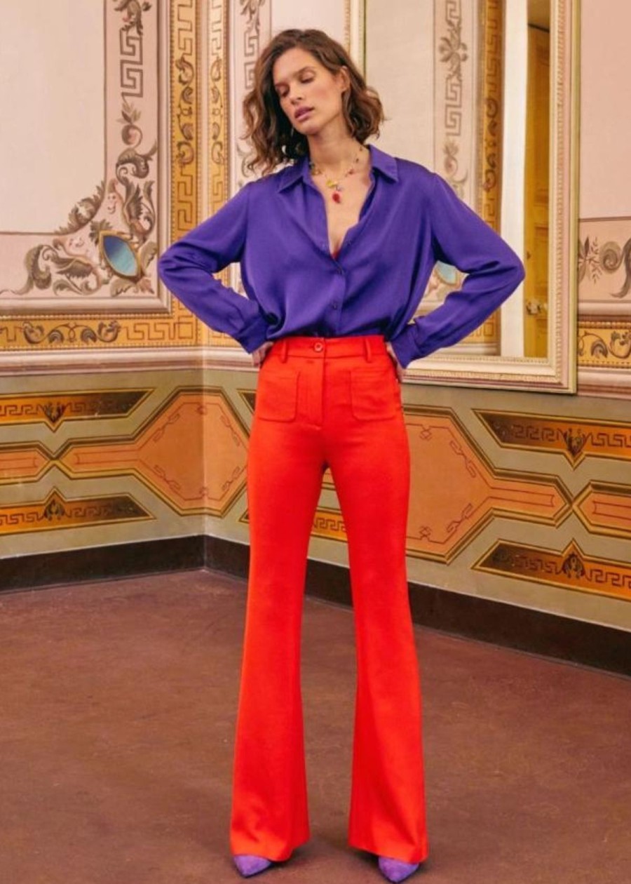 Clothing Momonì | Momoni Gilbert Pant Red