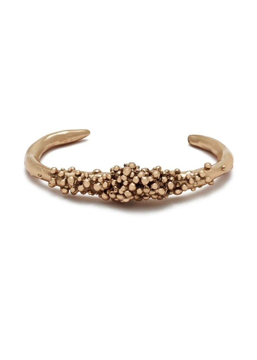 Accessories Julie Cohn Design Bracelets | Julie Cohn Design Caviar Bronze Cuff