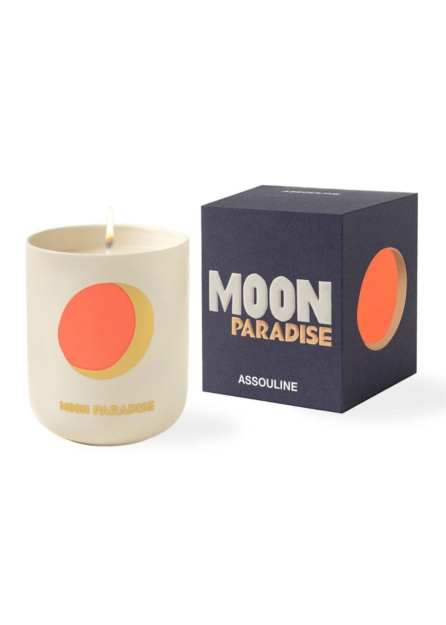 Accessories Assouline | Assouline Moon Paradise Travel From Home Candle