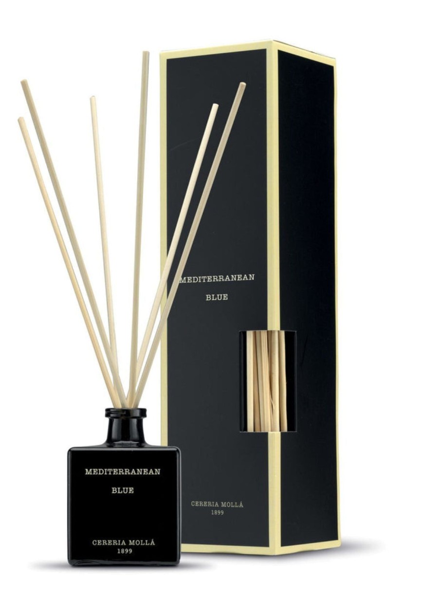 Accessories Cereria Mollá 1899 | Cereria Molla 3.4 Oz. Premium Reed Diffuser - Mediterranean Blue