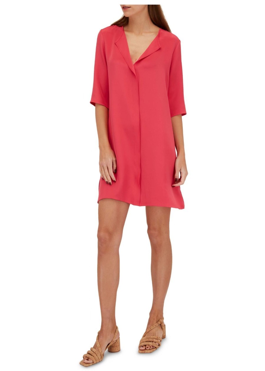 Clothing Peter Cohen | Peter Cohen Oh Silk Dress Watermelon