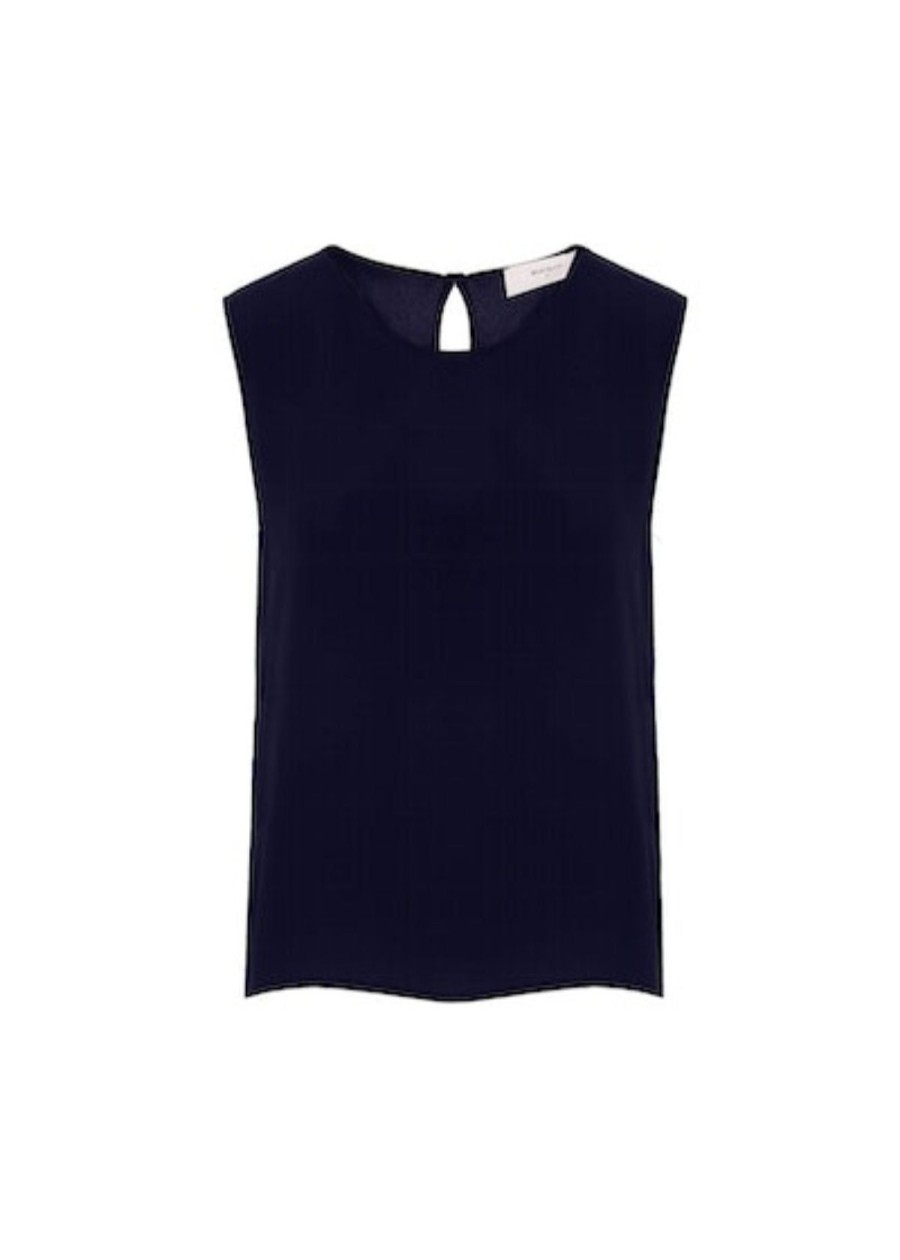 Clothing Beatrice B. | Beatrice B. Torre Sleeveless Top Navy