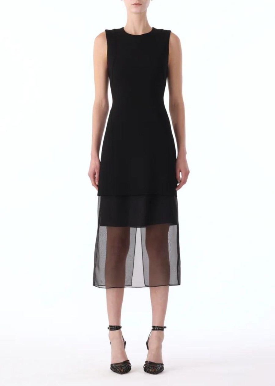 Clothing Jason Wu Collection | Jason Wu Collection Sleeveless Sheath Dress Black