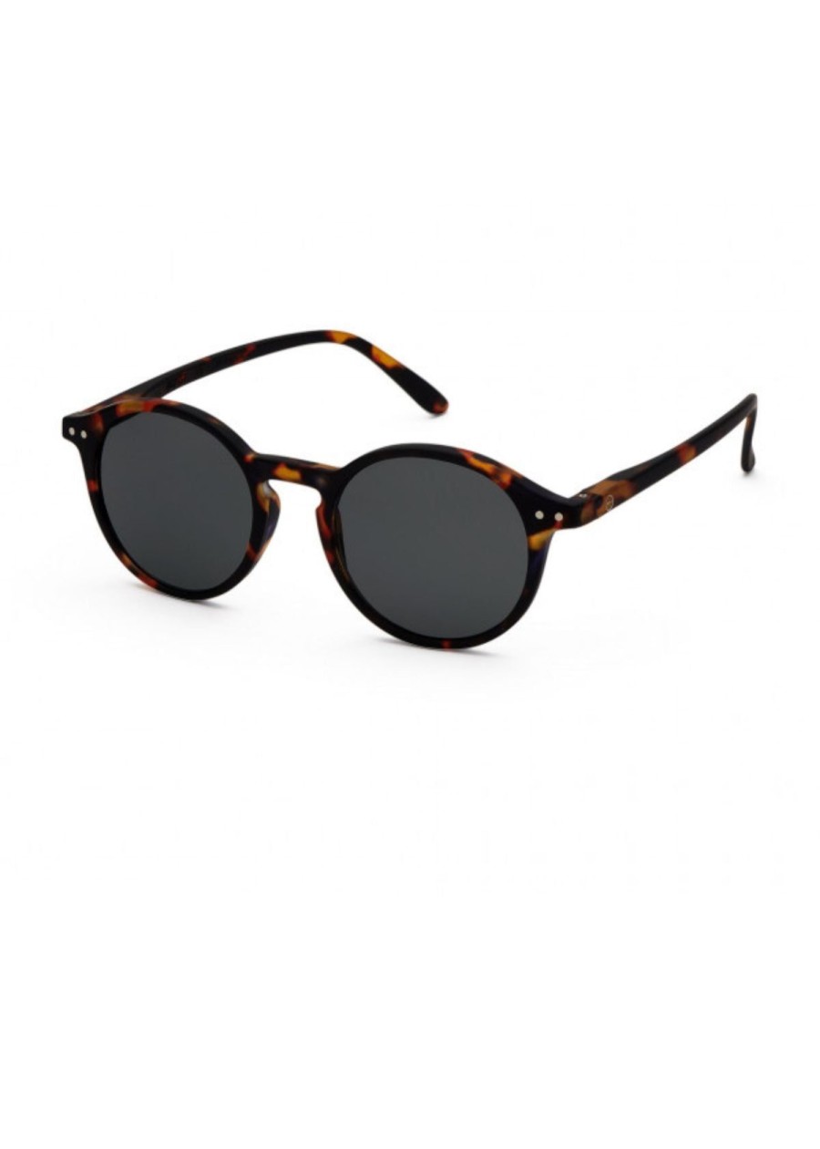 Accessories Izipizi | Izipizi Iconic Round Reading Sunglasses In Tortoise Tortoise/Grey Lenses