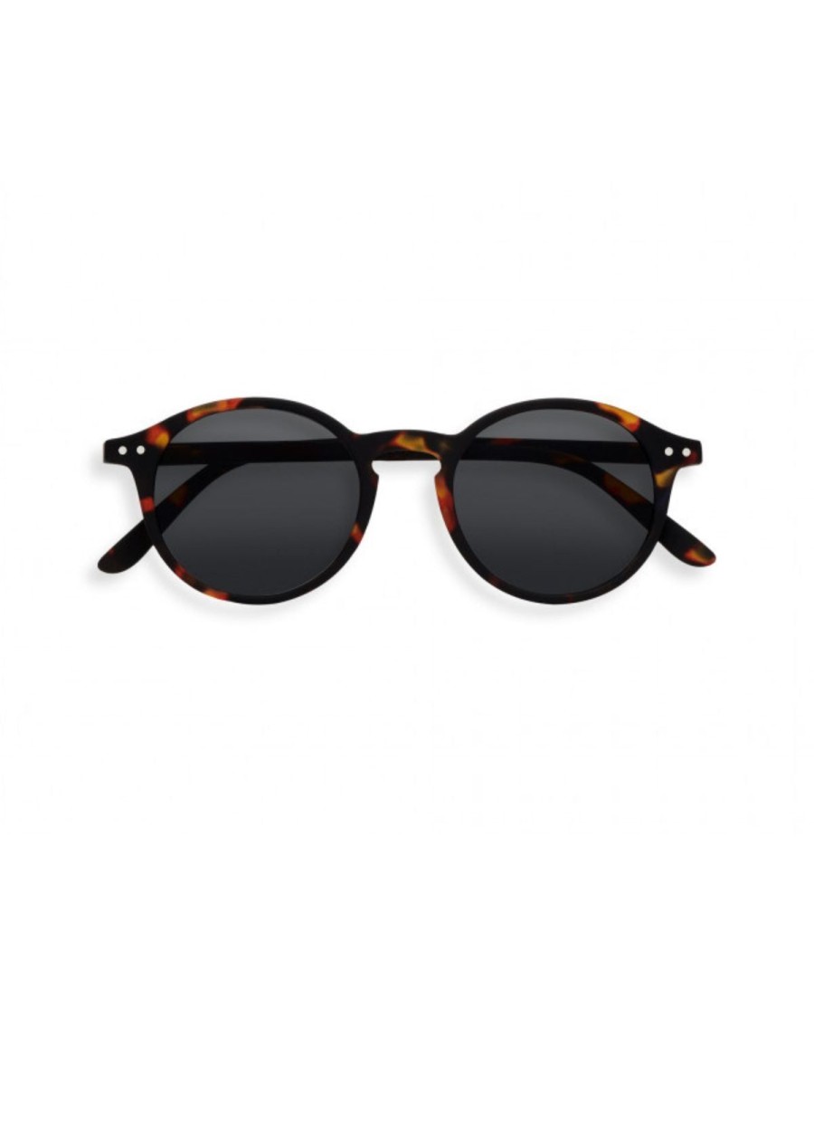 Accessories Izipizi | Izipizi Iconic Round Reading Sunglasses In Tortoise Tortoise/Grey Lenses