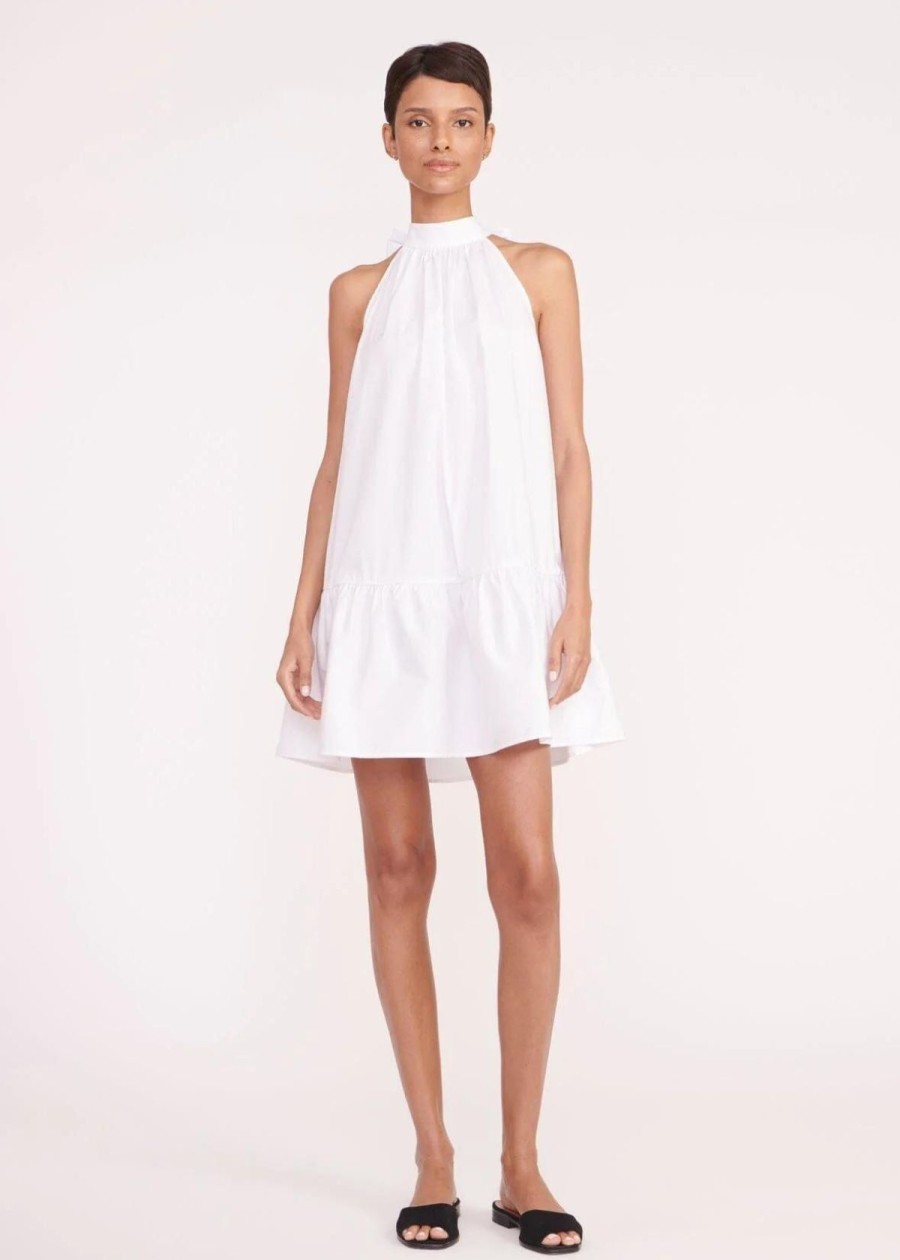 Clothing Staud | Staud Marlowe Mini Dress White