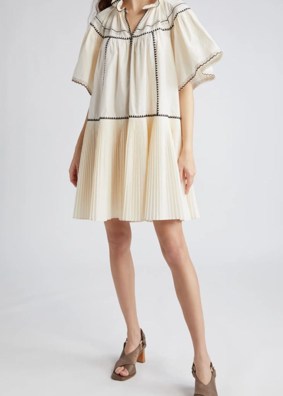 Clothing Ulla Johnson | Ulla Johnson Desi Dress Ivory