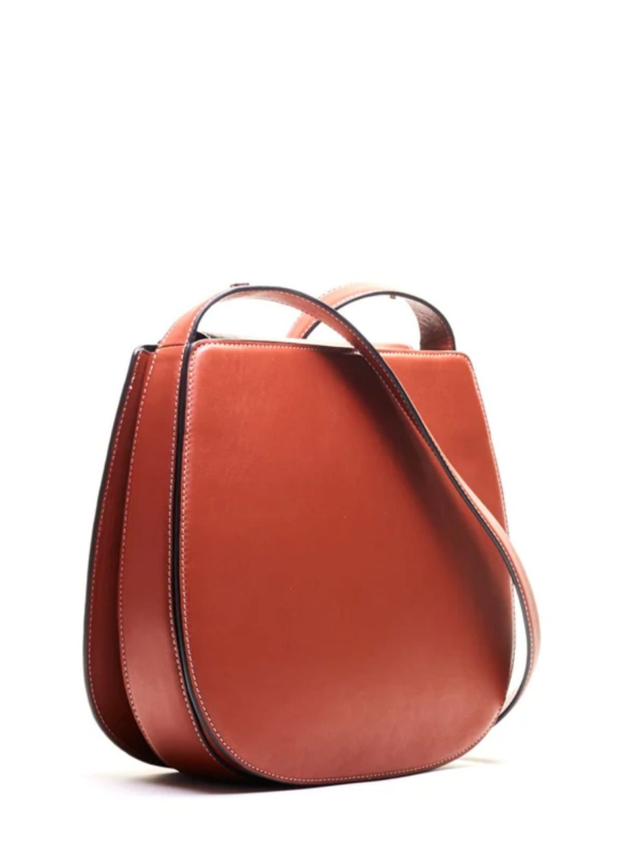 Accessories behno New York | Behno Tilda Saddle Bag Convertible Handbag Terracotta