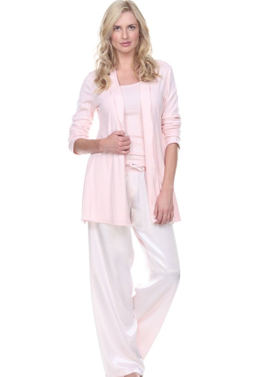 Clothing PJ Harlow | Pj Harlow Amelia Cardigan In Blush