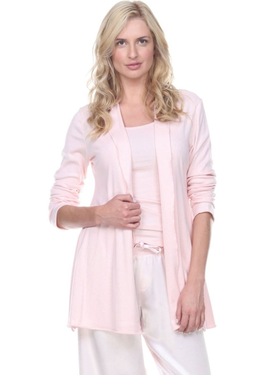 Clothing PJ Harlow | Pj Harlow Amelia Cardigan In Blush