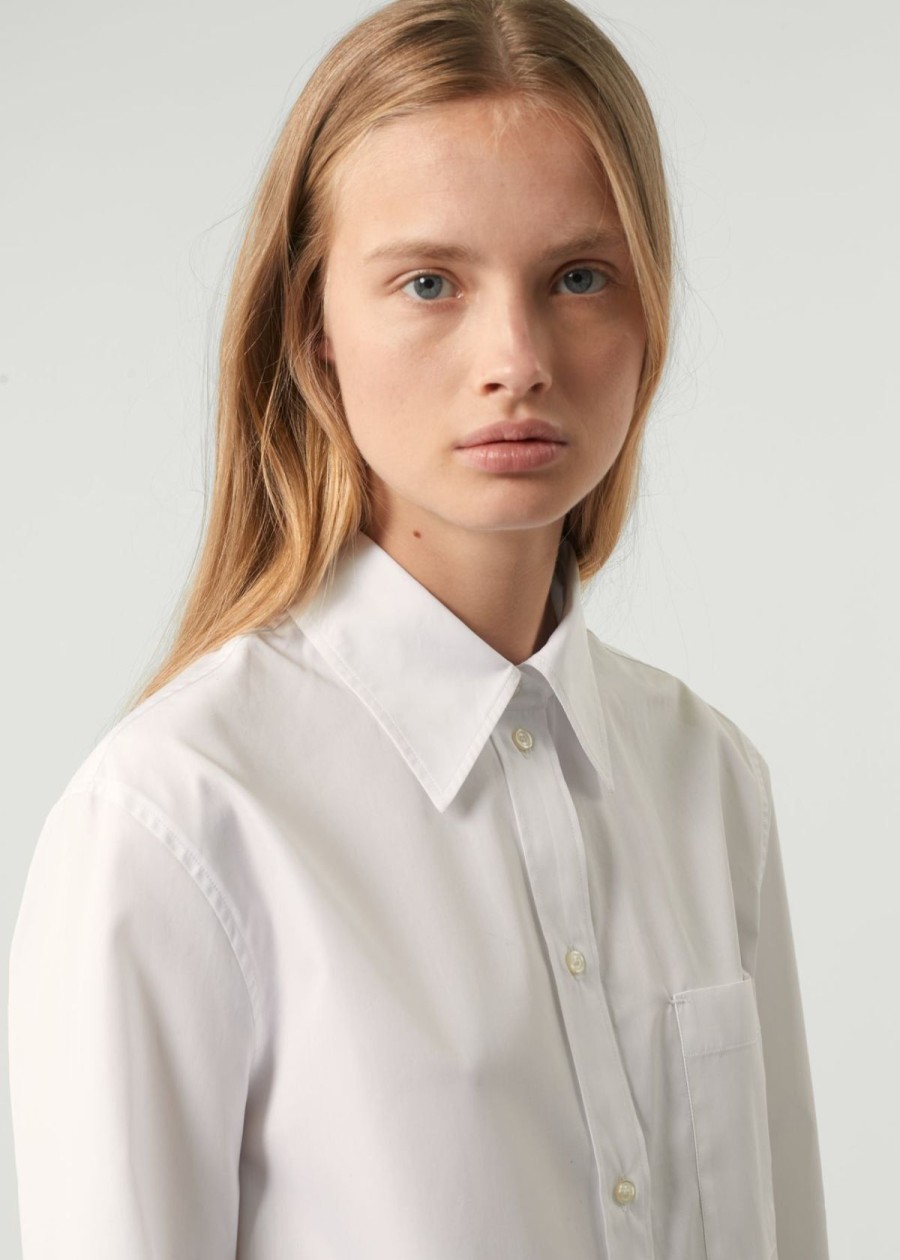 Clothing Soeur | Soeur Saphir Cotton Shirt White